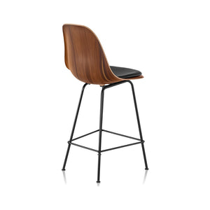 Eames Molded Wood Stool With Seat Pad