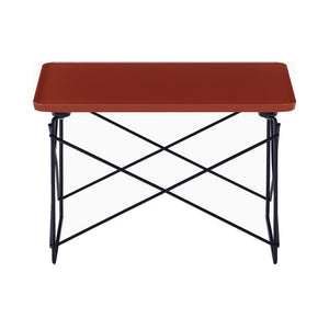 Eames Wire Base Low Table, Herman Miller x HAY side/end table herman miller Iron red top/Black blue base 