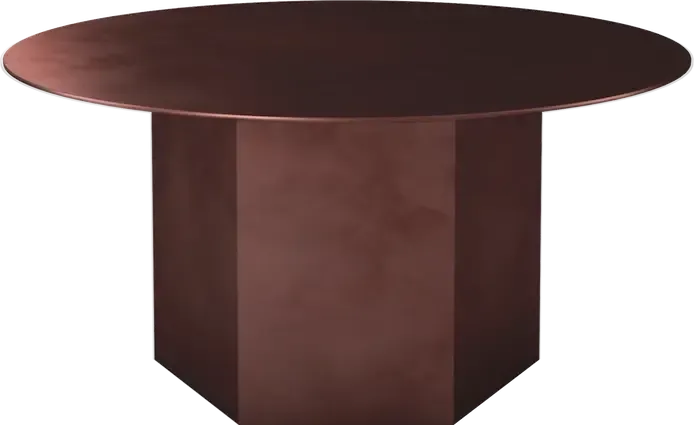 Epic Coffee Table Coffee table Gubi Earthy Red Steel Small-23.6"