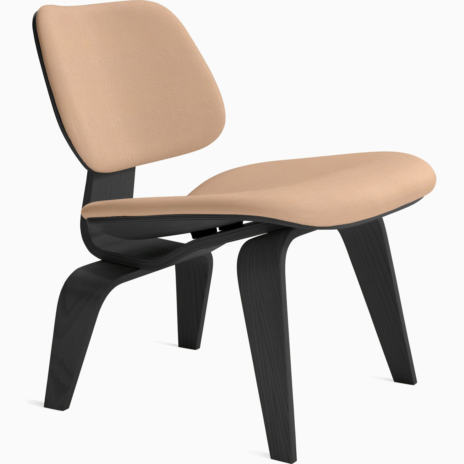 Eames Molded Plywood Lounge Chair with Wood Base lounge chair herman miller