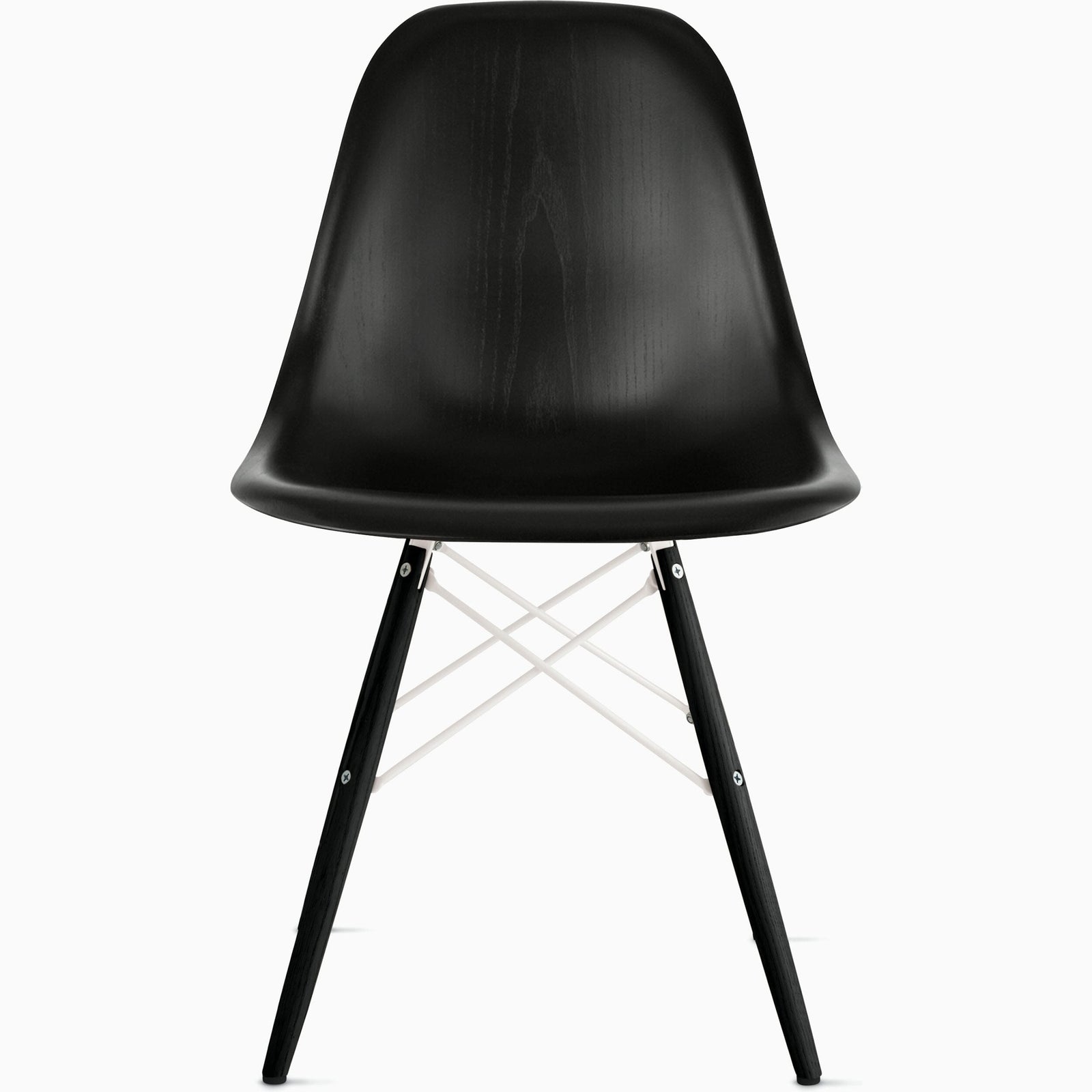 Eames Molded Wood Side Chair with Dowel Base Side/Dining herman miller