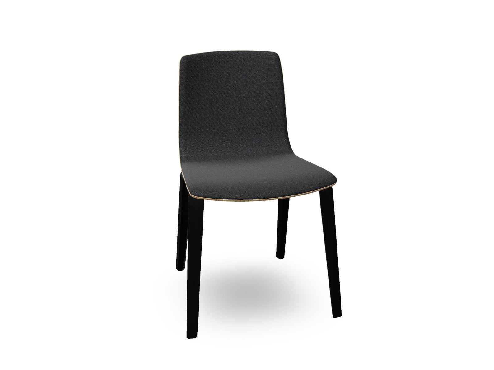 Aava 02 Wooden Chair with Front Upholstery Chairs Arper