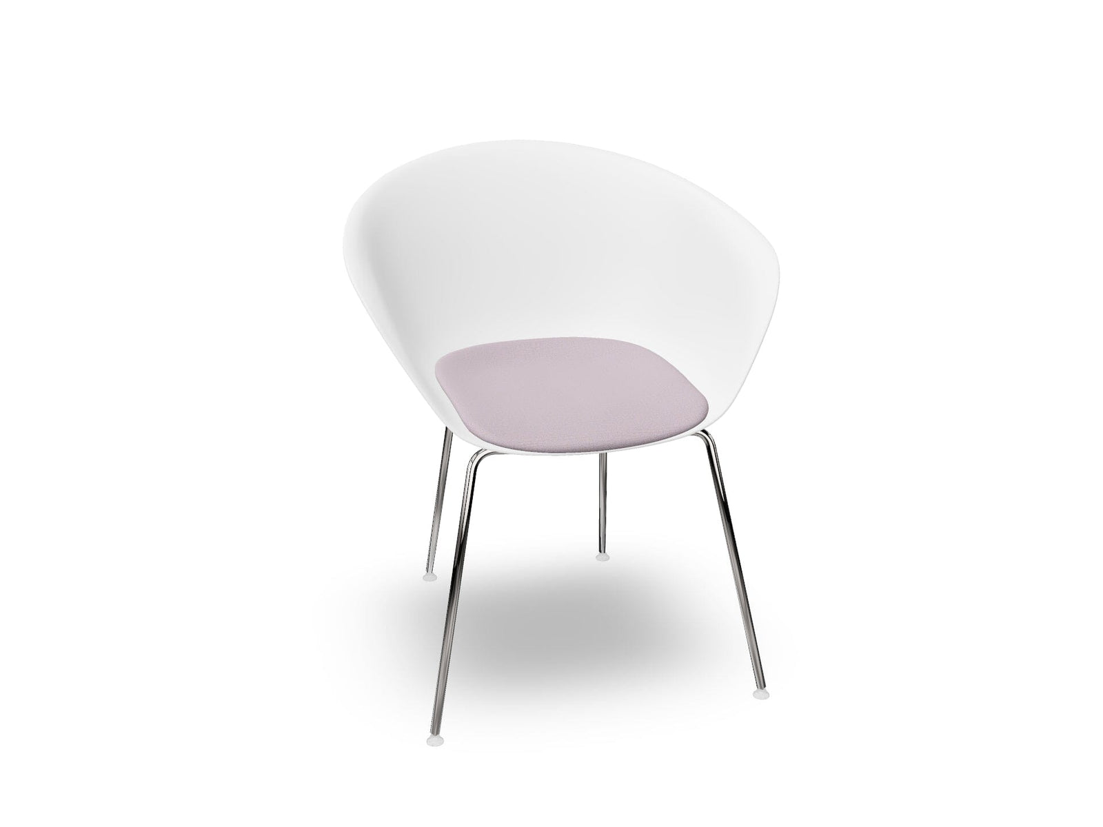 Duna 02 Four Leg Chair With Seat Cushion Chairs Arper