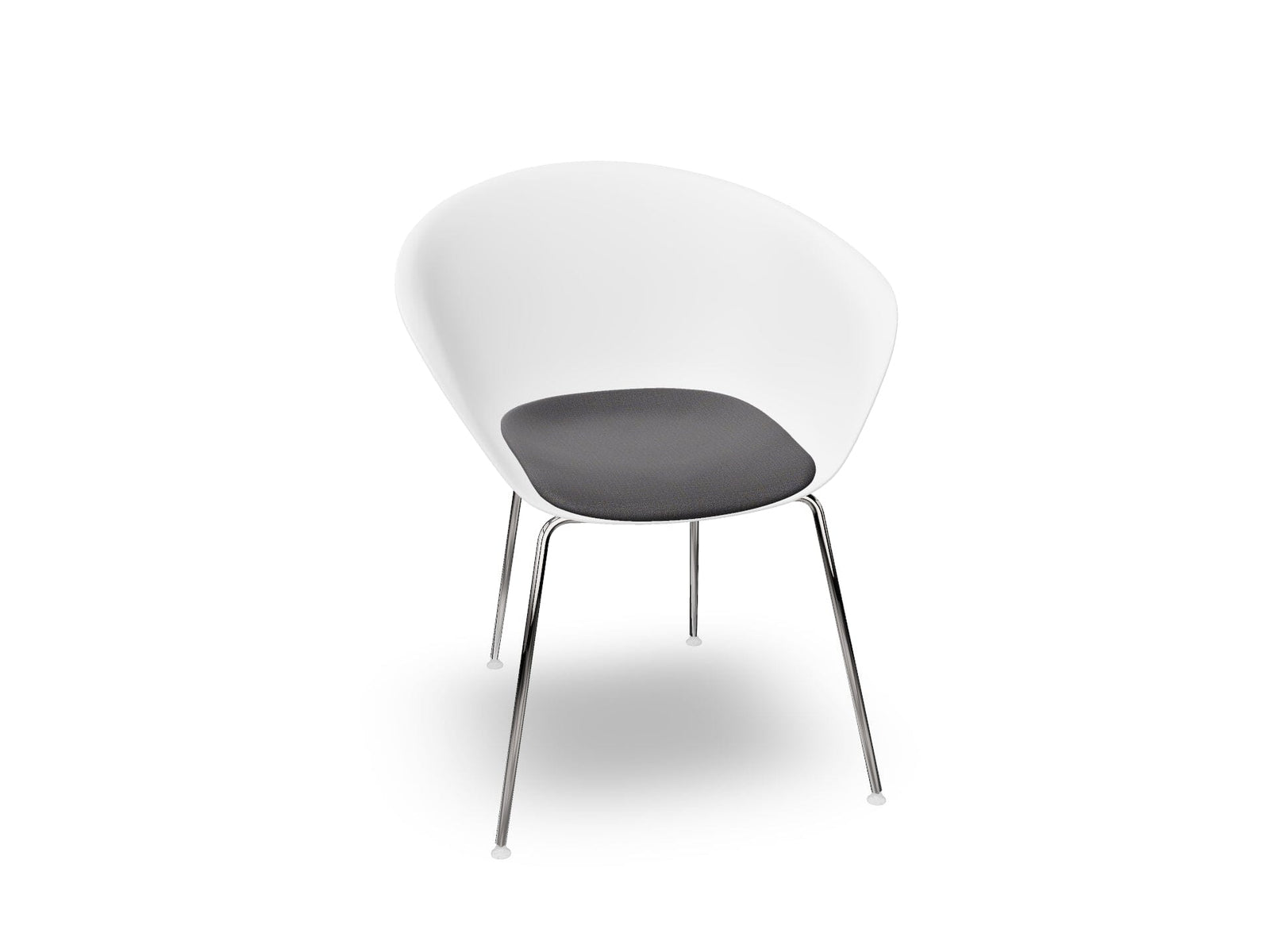 Duna 02 Four Leg Chair With Seat Cushion Chairs Arper