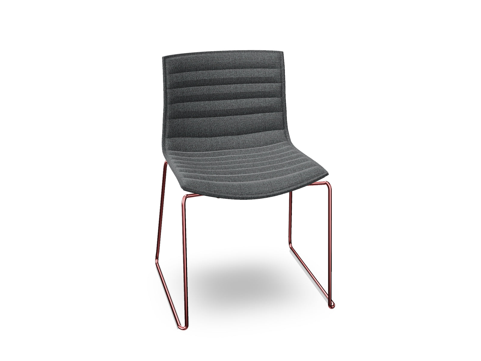 Catifa 46 Sled Base With Fully Upholstered