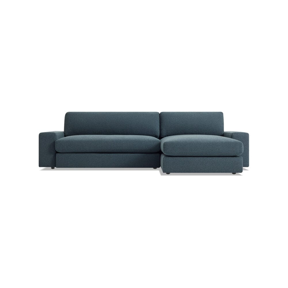 Esker Sofa with Chaise Sofa BluDot Kelso Blue Right Chaise