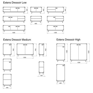 Extens Dressoir Low Sideboard Artifort 