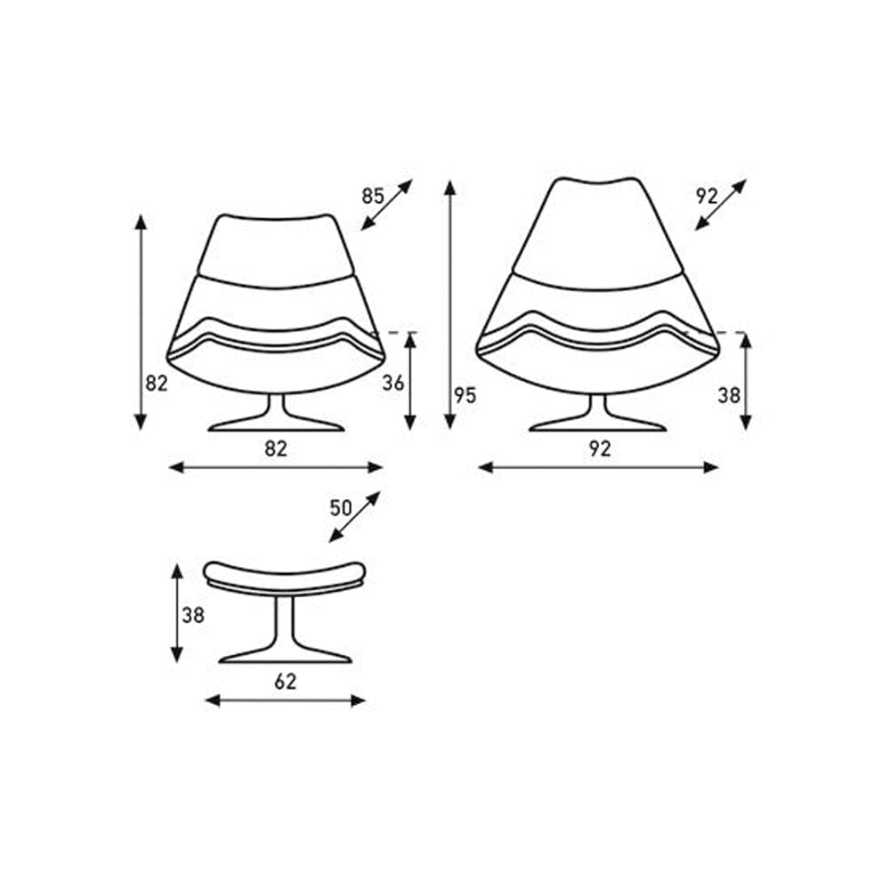 F 510 High Disc Lounge Chair lounge chair Artifort