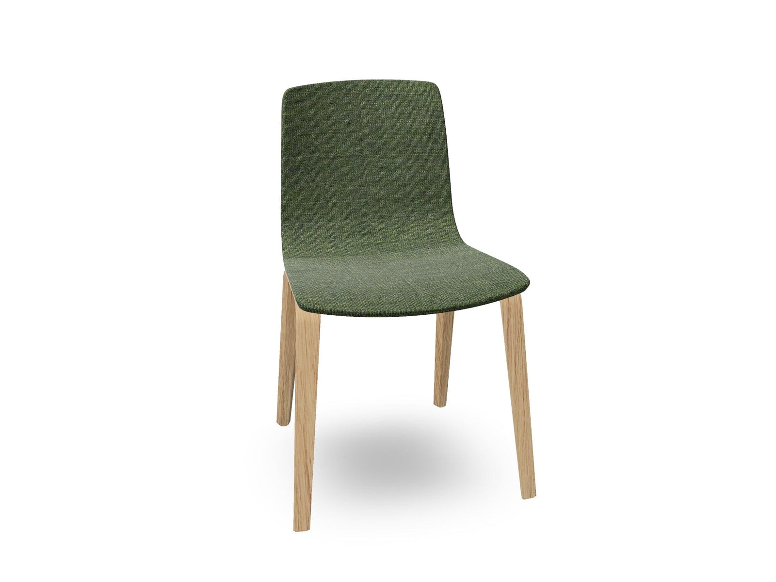 Aava 02-4 Wood Legs Chair With Fully Upholstered Chairs Arper