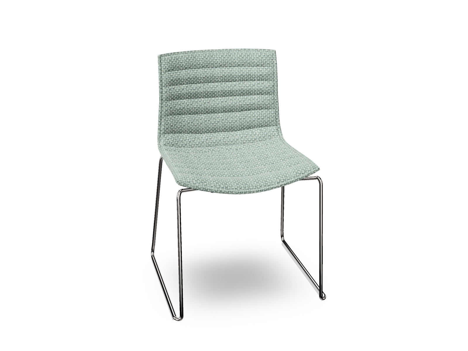 Catifa 46 Sled Base With Fully Upholstered
