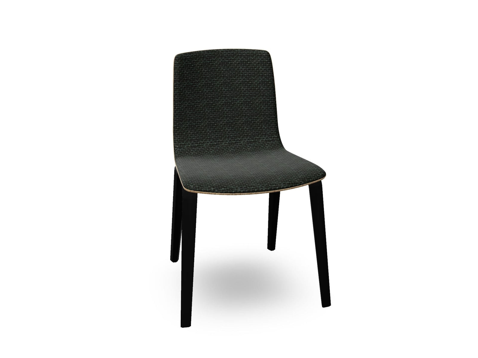 Aava 02 Wooden Chair with Front Upholstery Chairs Arper