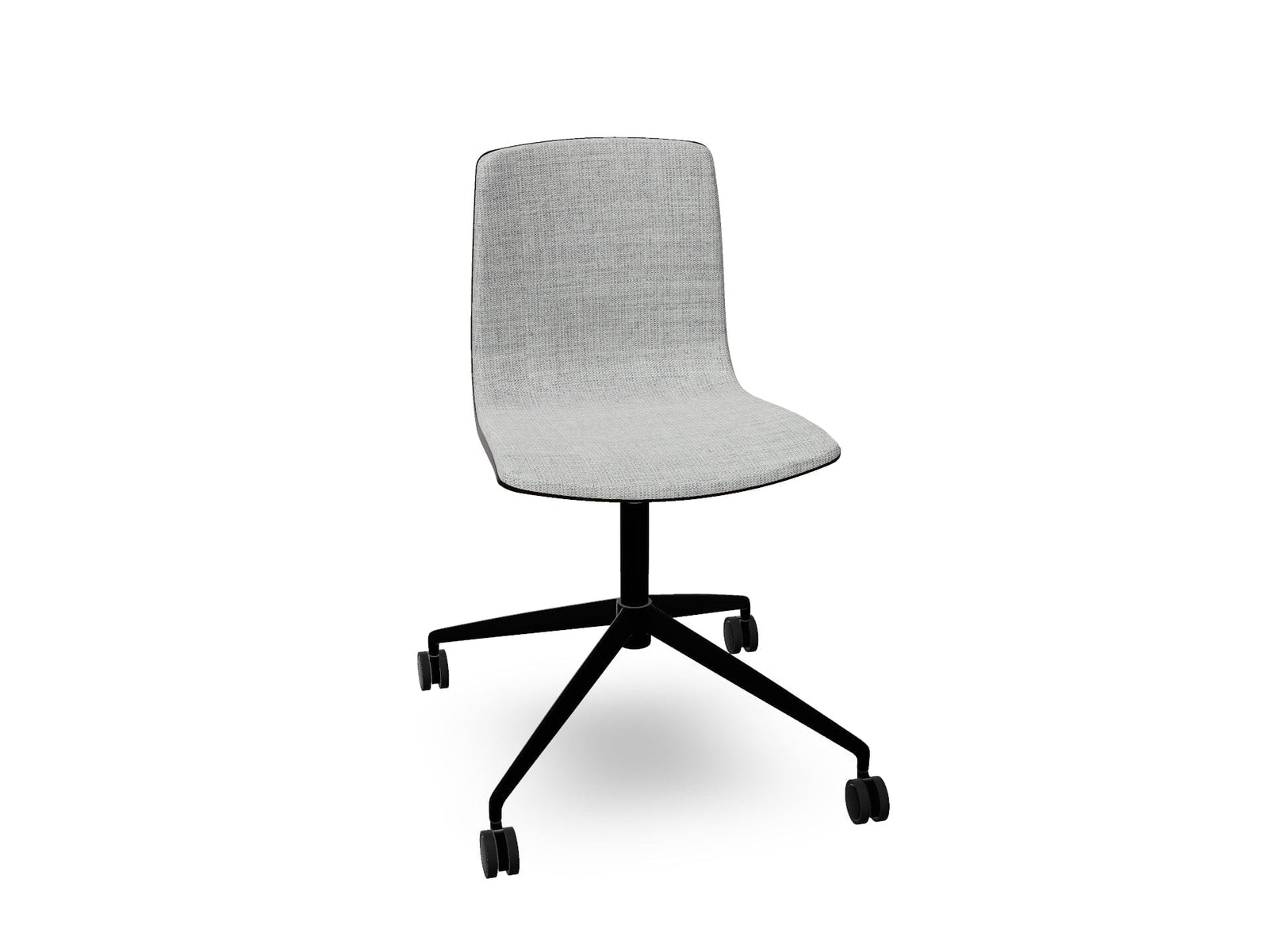 Aava 02 Fixed Trestle Base Wood Chair With Front Upholstery Chairs Arper