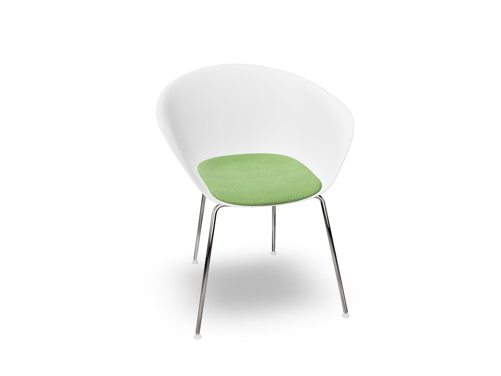 Duna 02 Four Leg Chair With Seat Cushion Chairs Arper