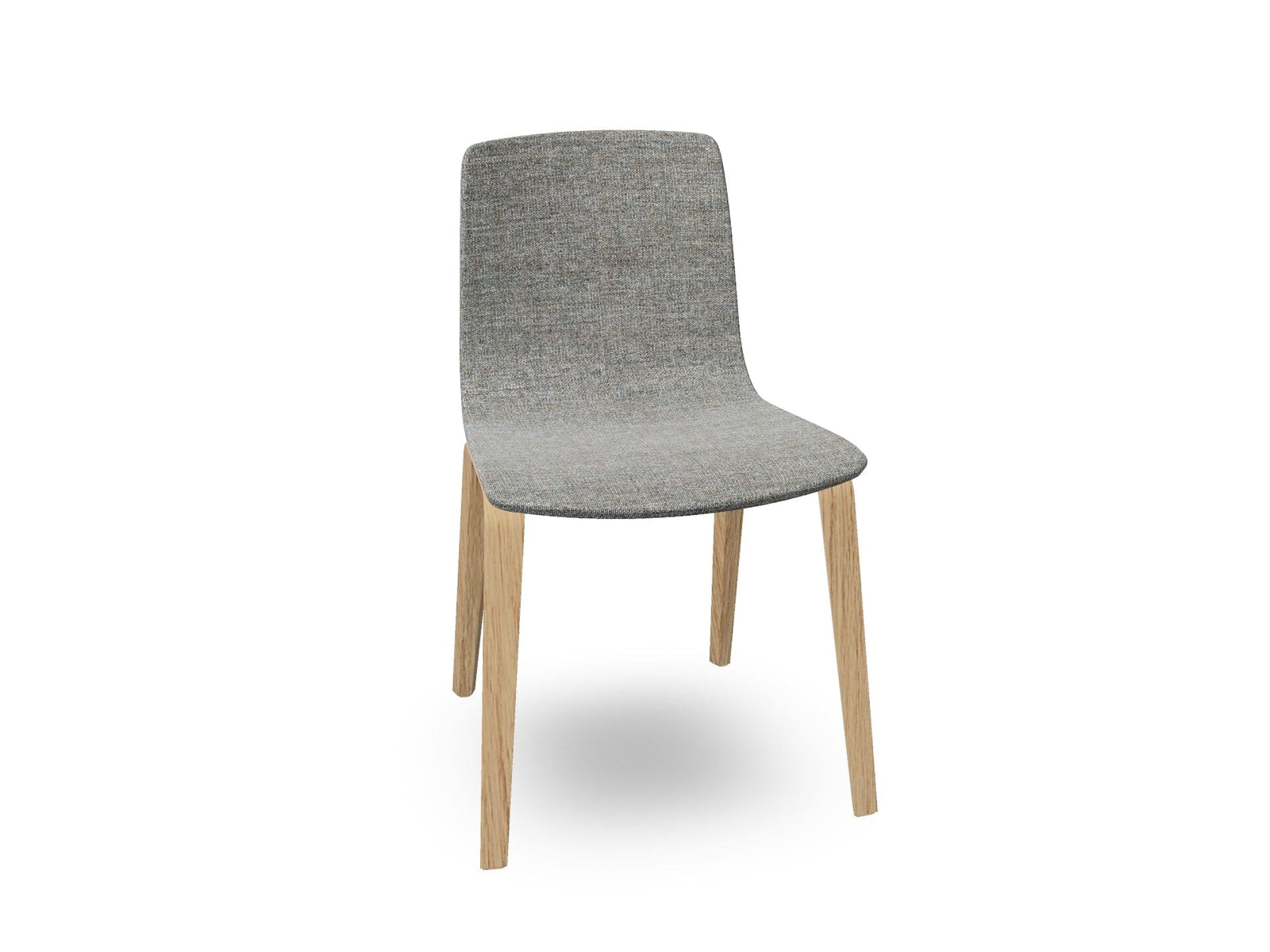 Aava 02-4 Wood Legs Chair With Fully Upholstered Chairs Arper