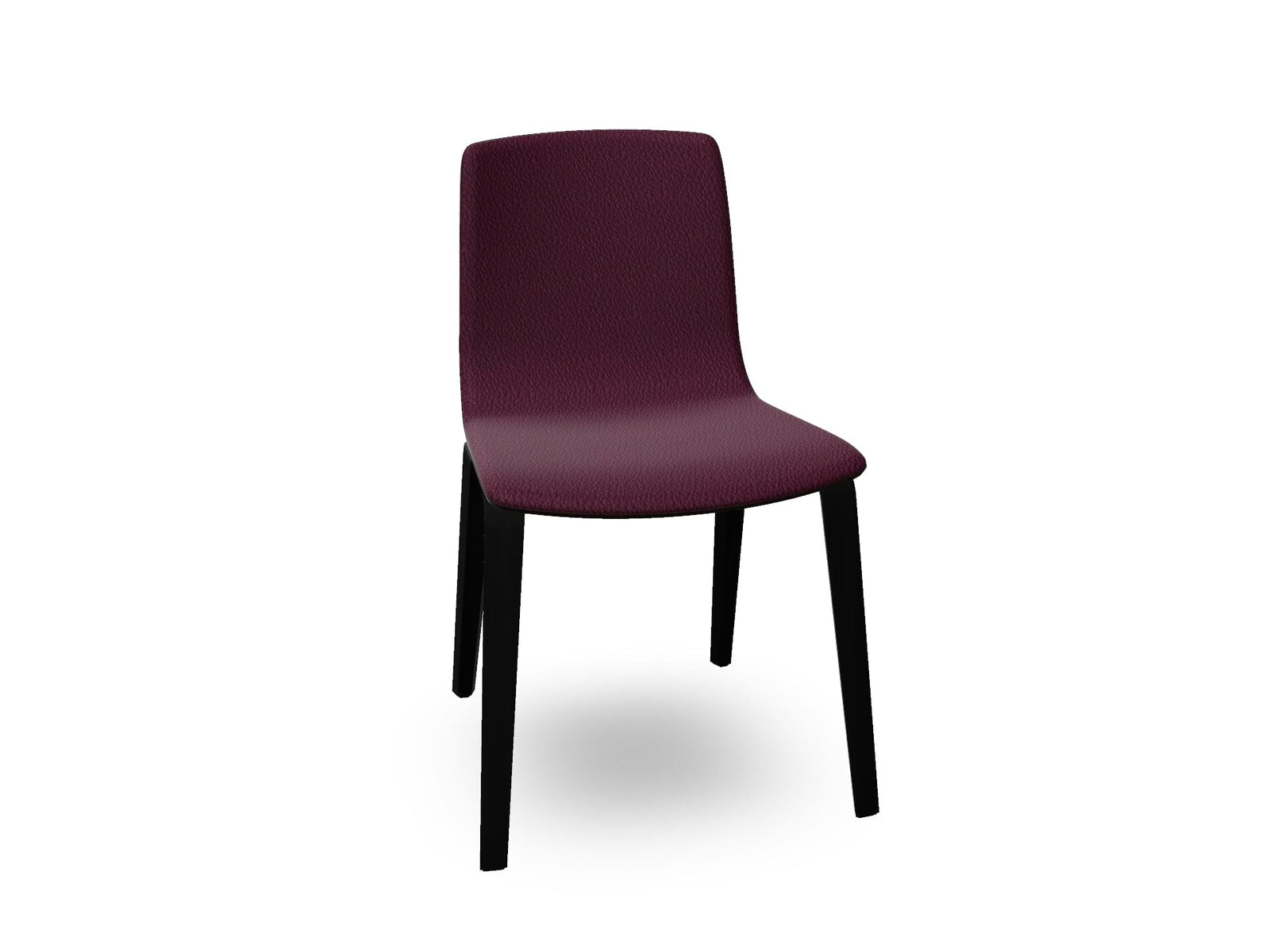 Aava 02 Wooden Chair with Front Upholstery Chairs Arper