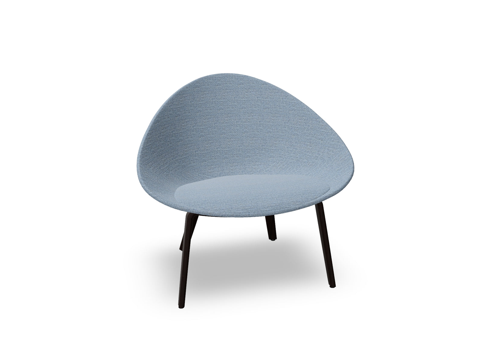 Adell 4 Leg Wood Lounge Chair With Fully Upholstered