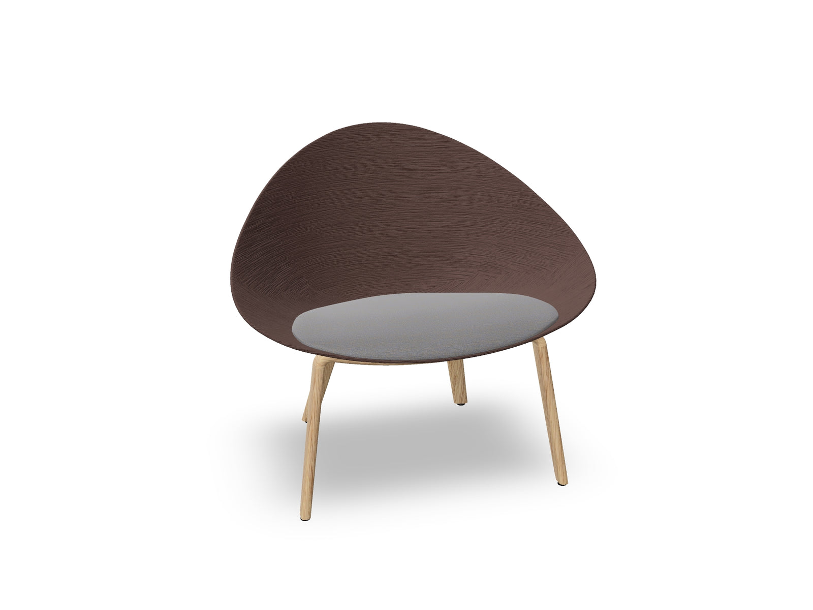 Adell 4 Leg Wood Lounge Chair