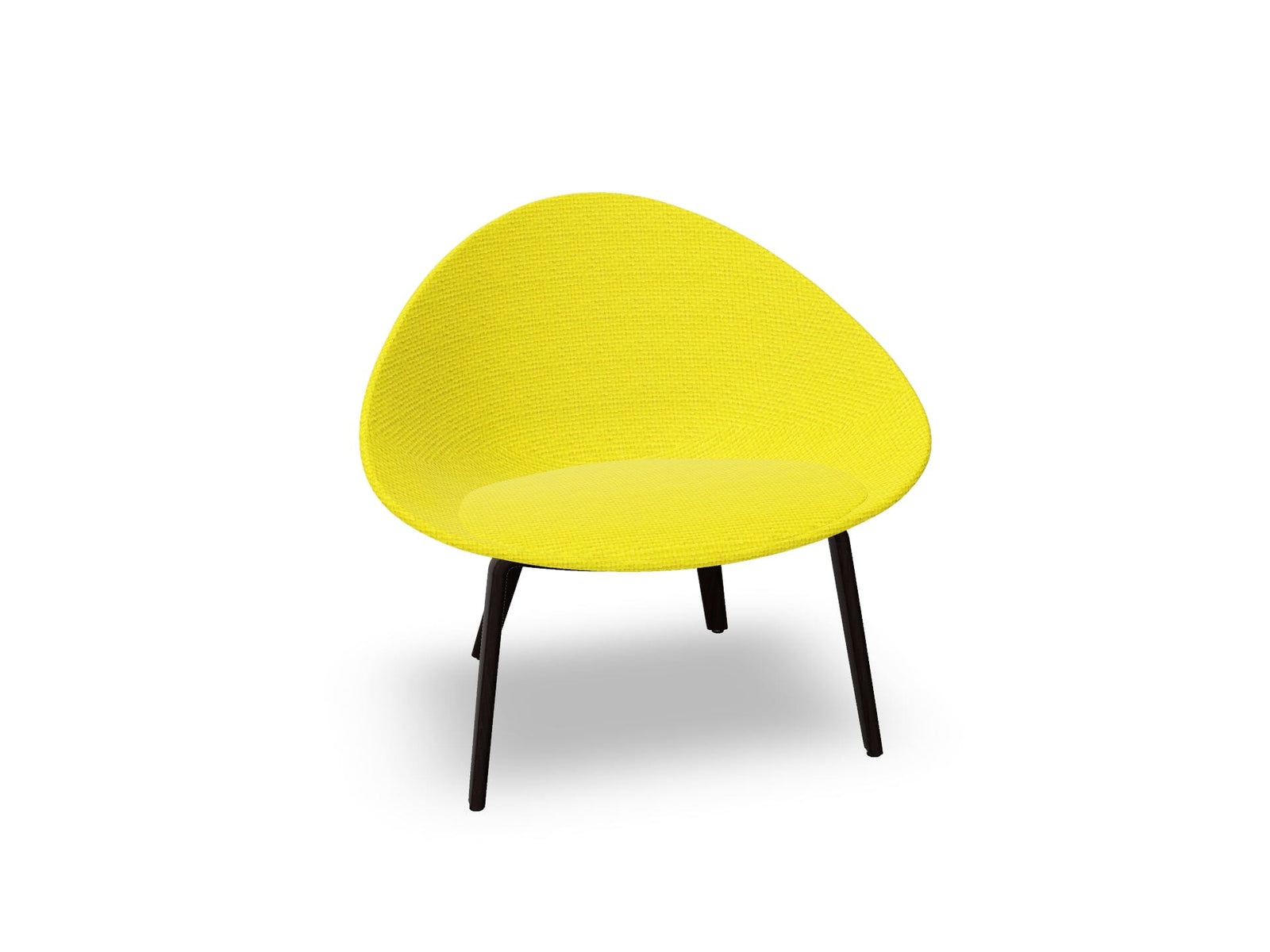 Adell 4 Leg Wood Lounge Chair With Fully Upholstered lounge chair Arper