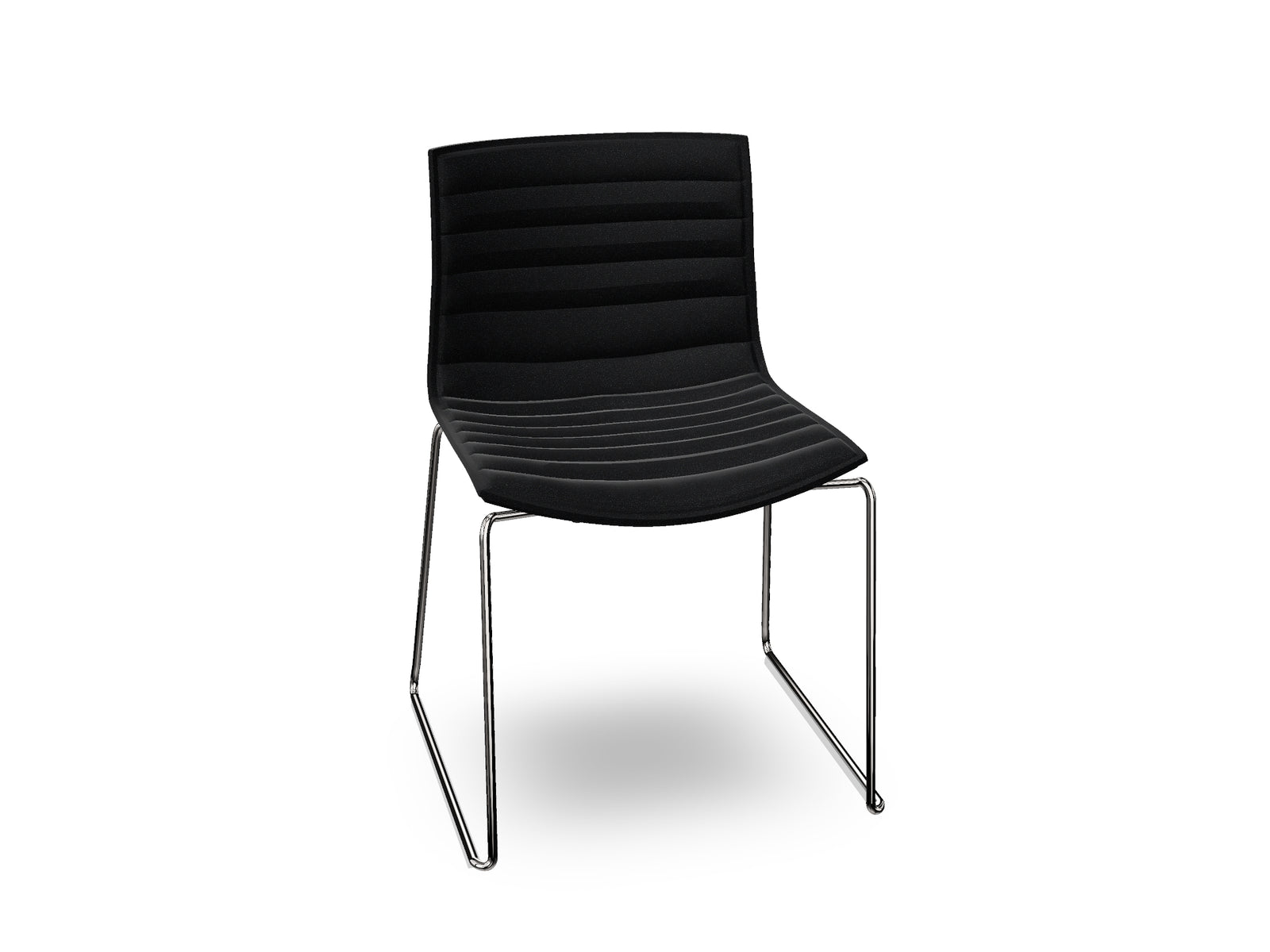 Catifa 46 Sled Base With Fully Upholstered