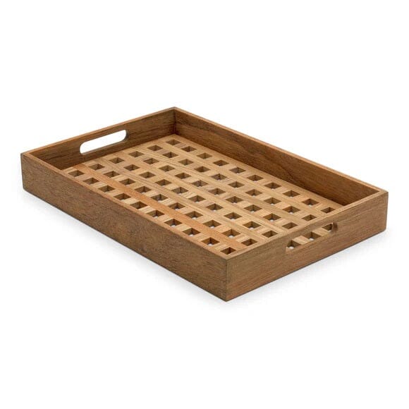 Fionia Tray Accessories Skagerak by Fritz Hansen Small: 18.9 In Width Teak
