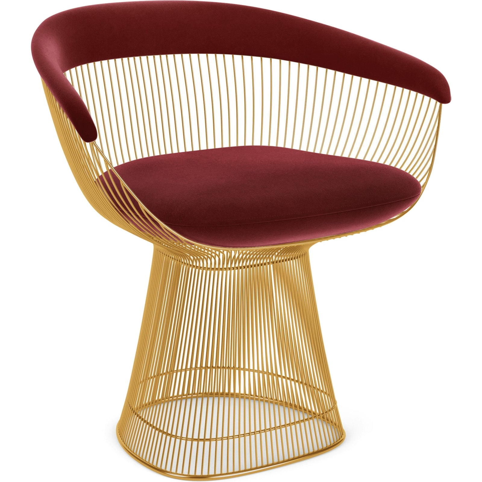 Platner Arm Chair - Gold Side/Dining Knoll