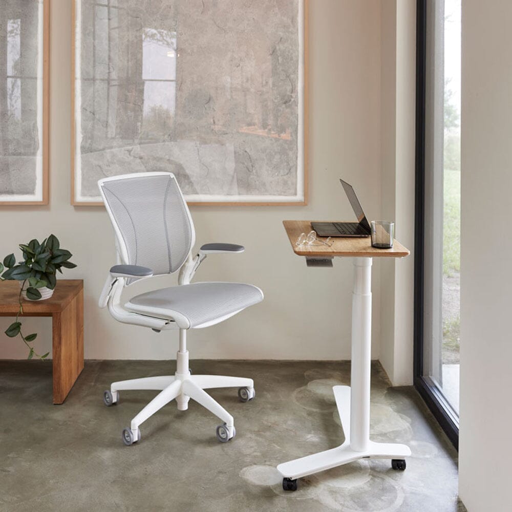 Float Mini Height Adjustable Table Desks humanscale