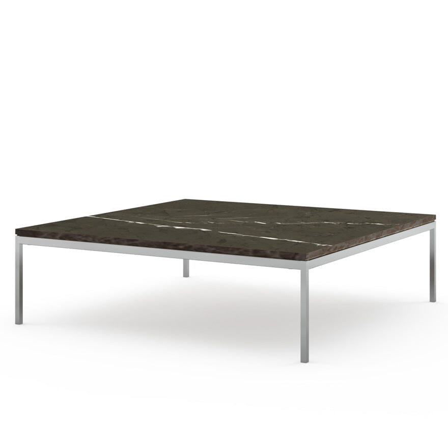 Florence Knoll Low Coffee Table Coffee Tables Knoll Large - 47 x 47 inch Grigio Marquina marble, Satin finish
