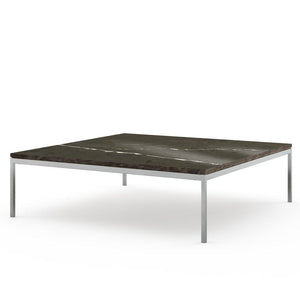Florence Knoll Low Coffee Table Coffee Tables Knoll Large - 47 x 47 inch Grigio Marquina marble, Shiny finish 