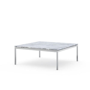 Florence Knoll Low Coffee Table Coffee Tables Knoll Small - 35 x 35 inch Carrara marble, Satin finish 