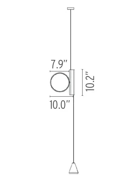 OK LED Pendant suspension lamps Flos