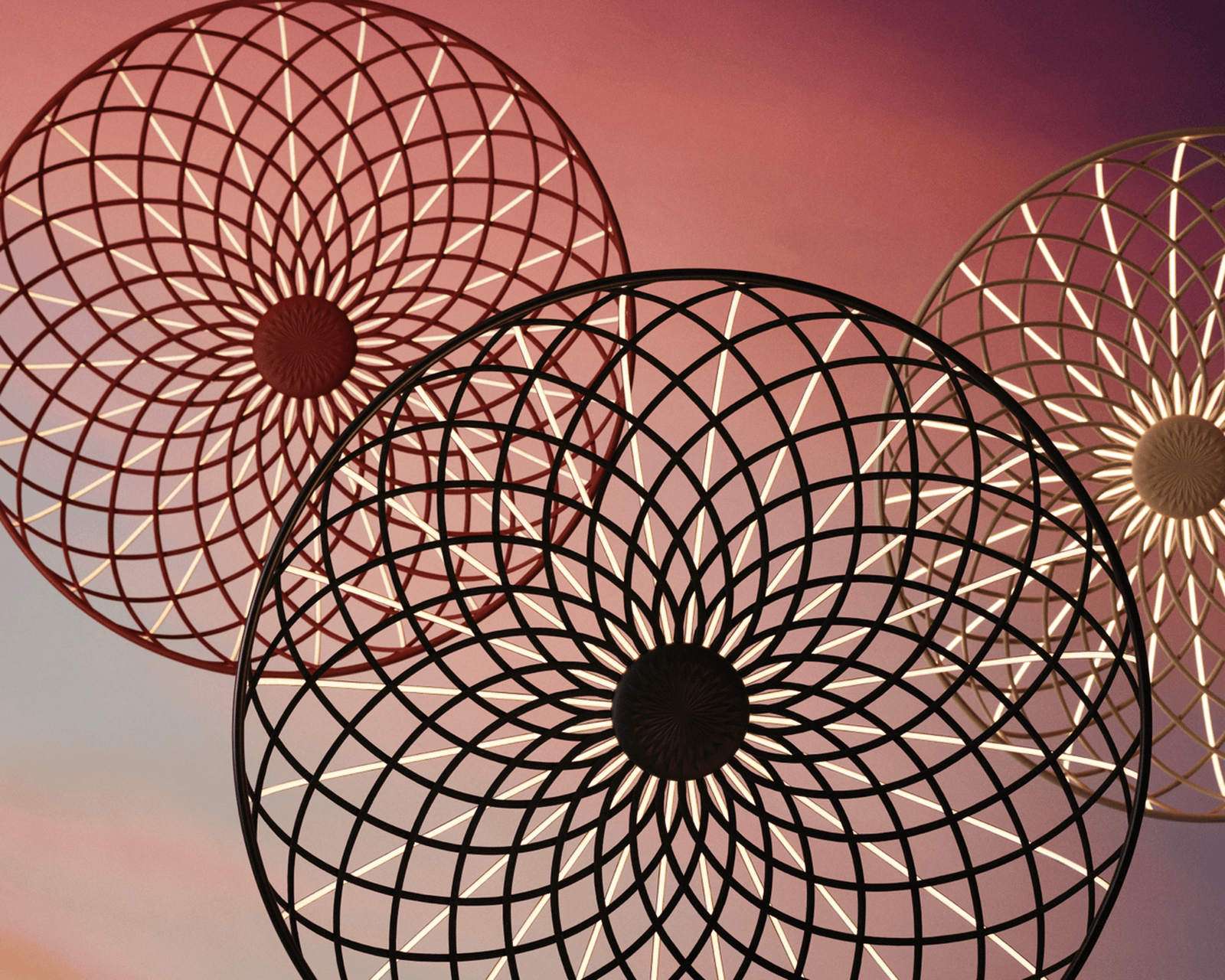 Skynest Suspension hanging lamps Flos