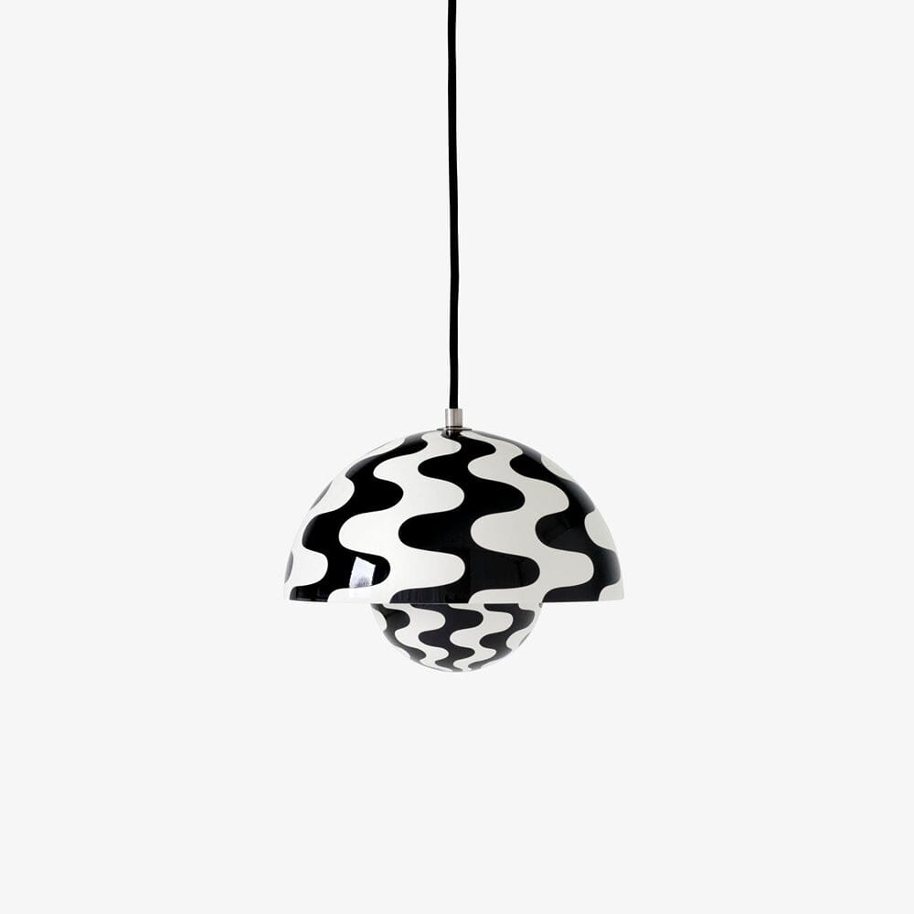Flowerpot Pendant Lamp VP1 suspension lamps &Tradition B/W Pattern