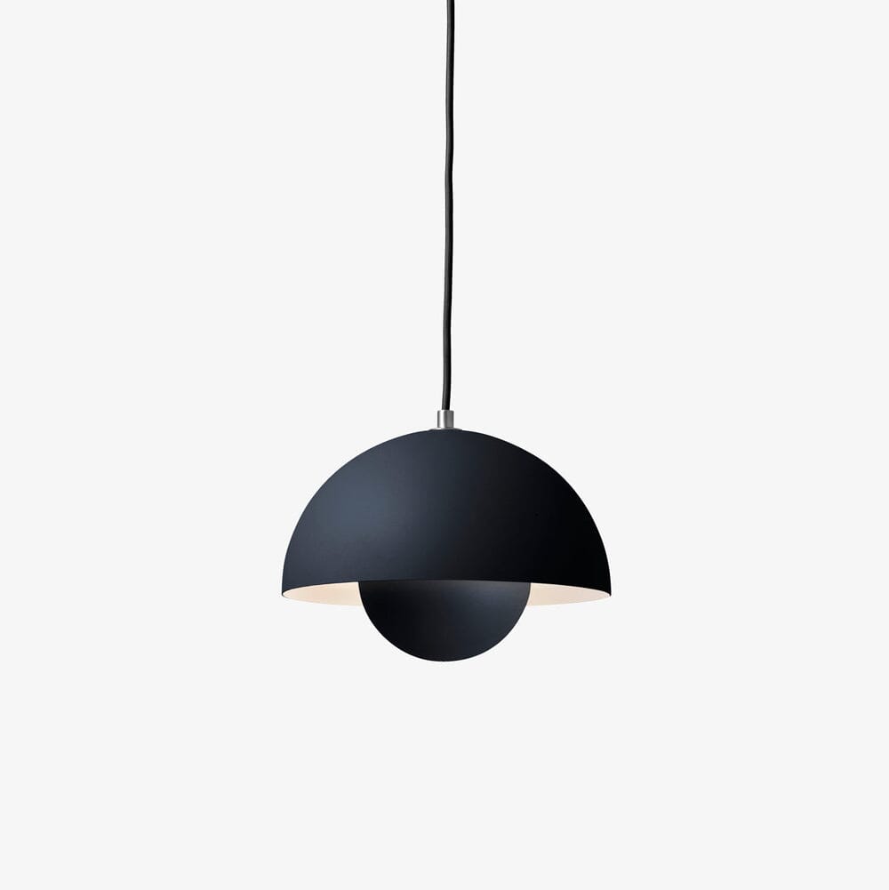 Flowerpot Pendant Lamp VP1 suspension lamps &Tradition Matte Black