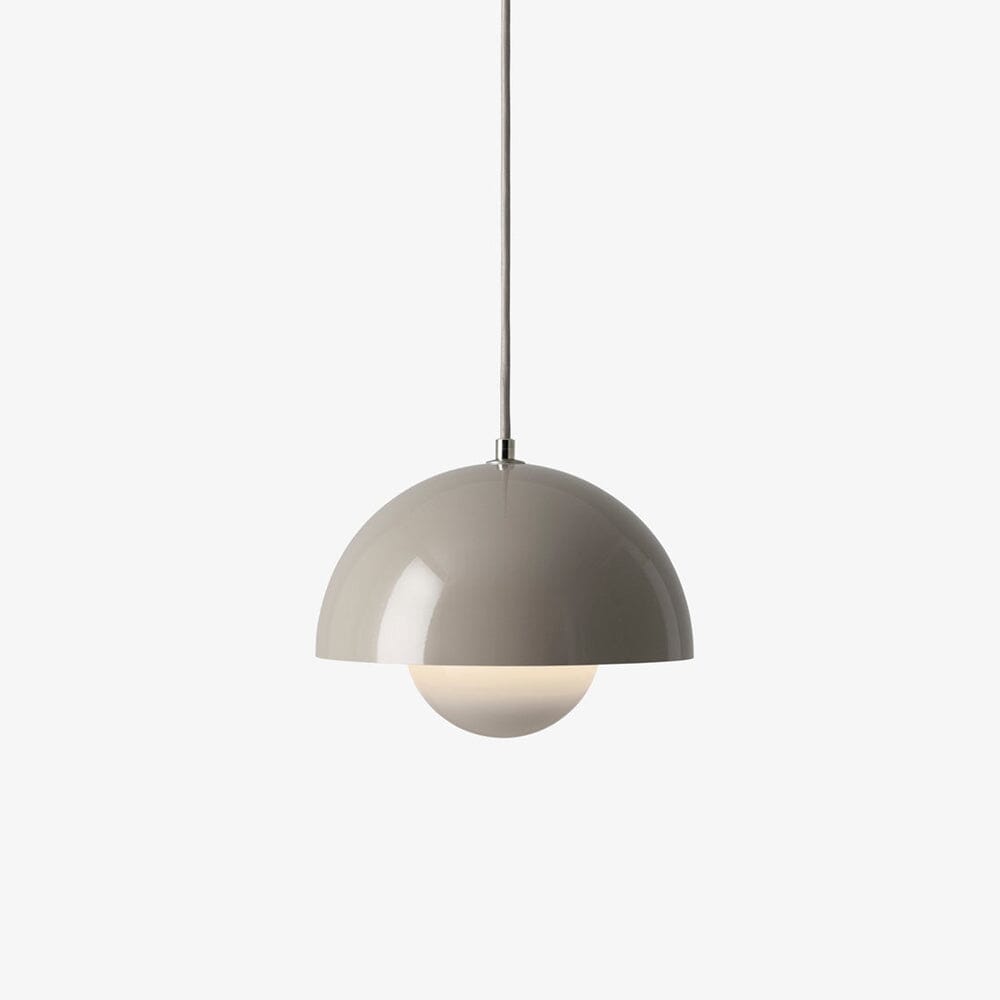 Flowerpot Pendant Lamp VP1 suspension lamps &Tradition Grey Beige