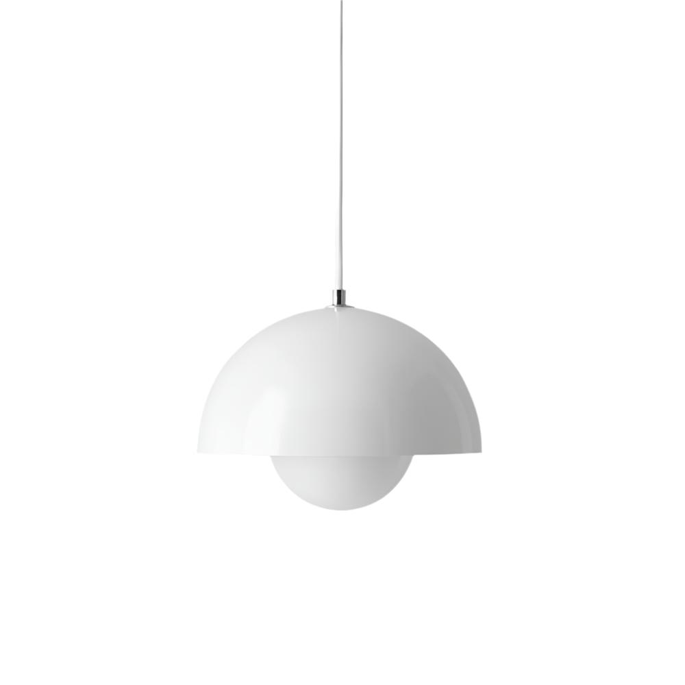 Flowerpot Pendant Lamp VP1 suspension lamps &Tradition White