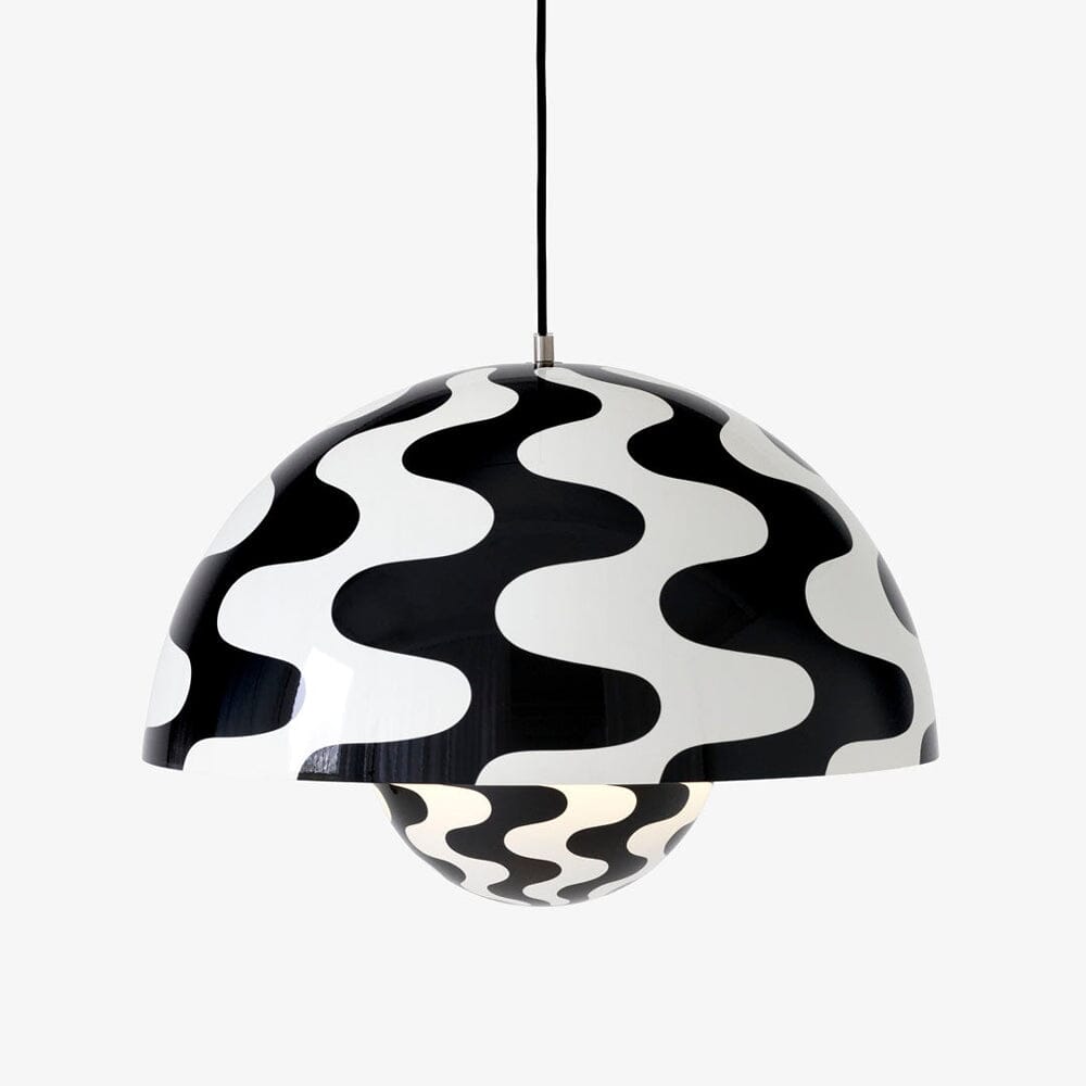 Flowerpot Pendant VP2 Pendant Lights &Tradition B/W Pattern