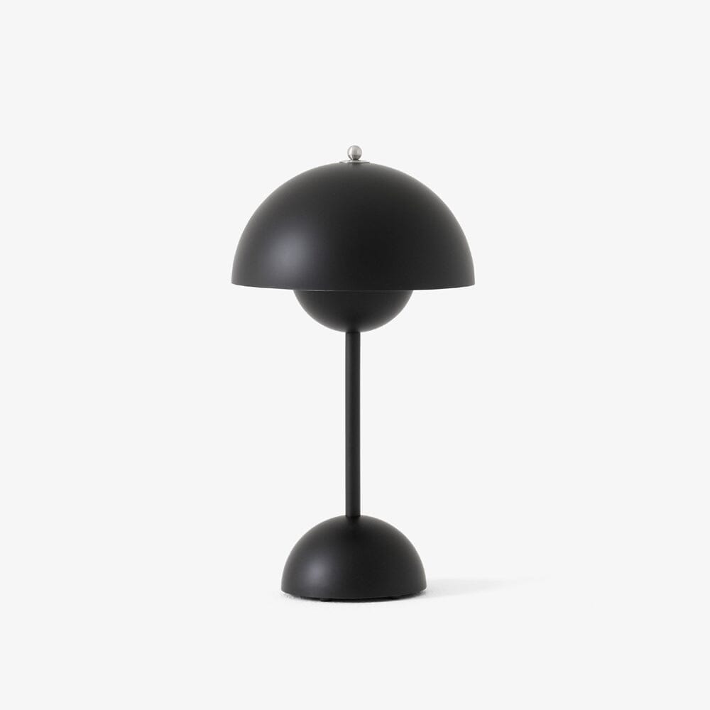 Flowerpot Portable Table Lamp VP9 Table Lamps &Tradition Matte Black