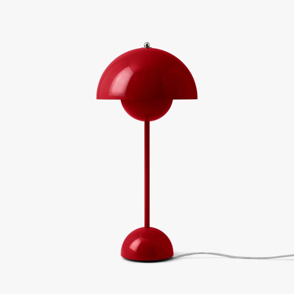 Flowerpot Table Lamp VP3 Table Lamp &Tradition Vermillion Red