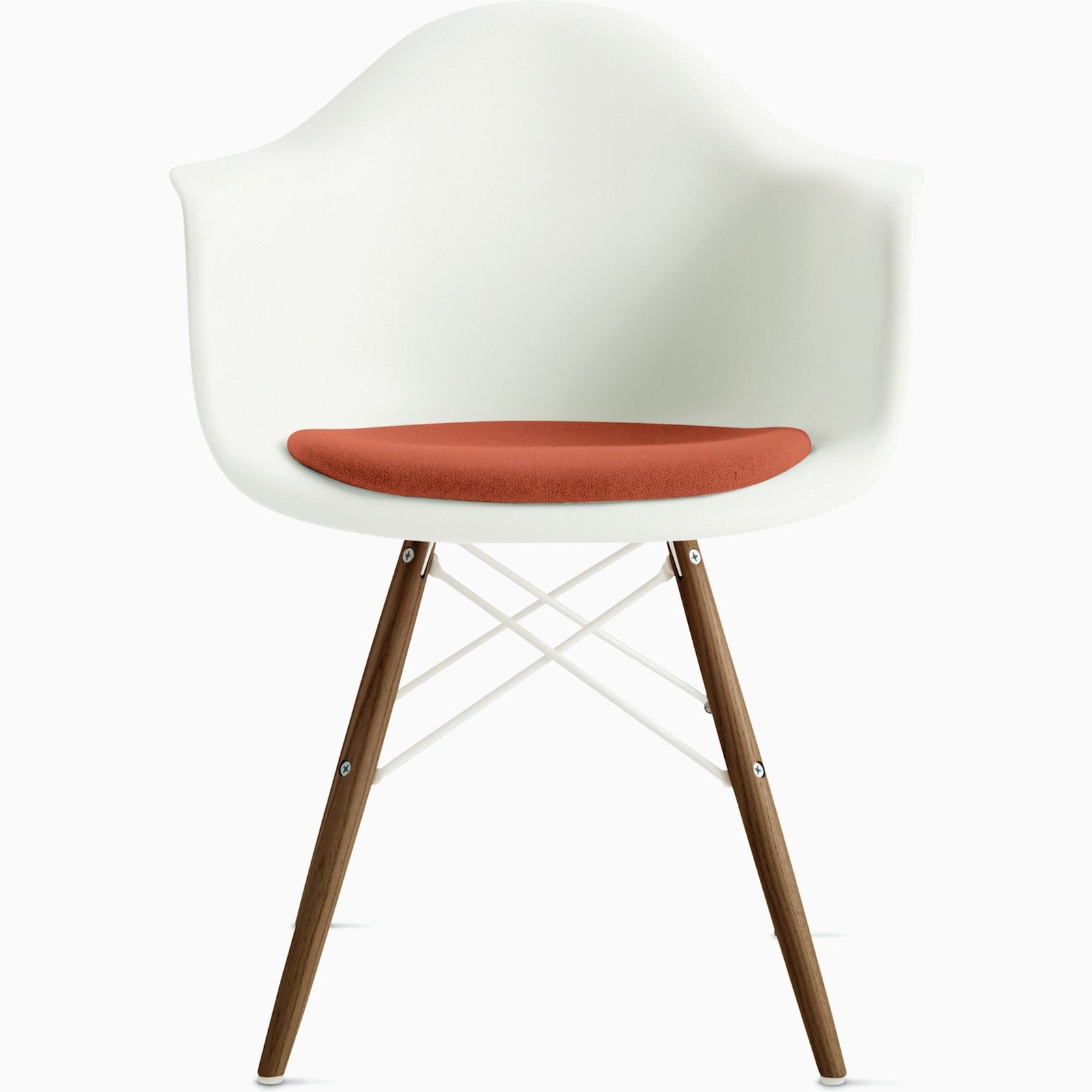 Eames Dowel Base Armchair With Seat Pad Armchair herman miller