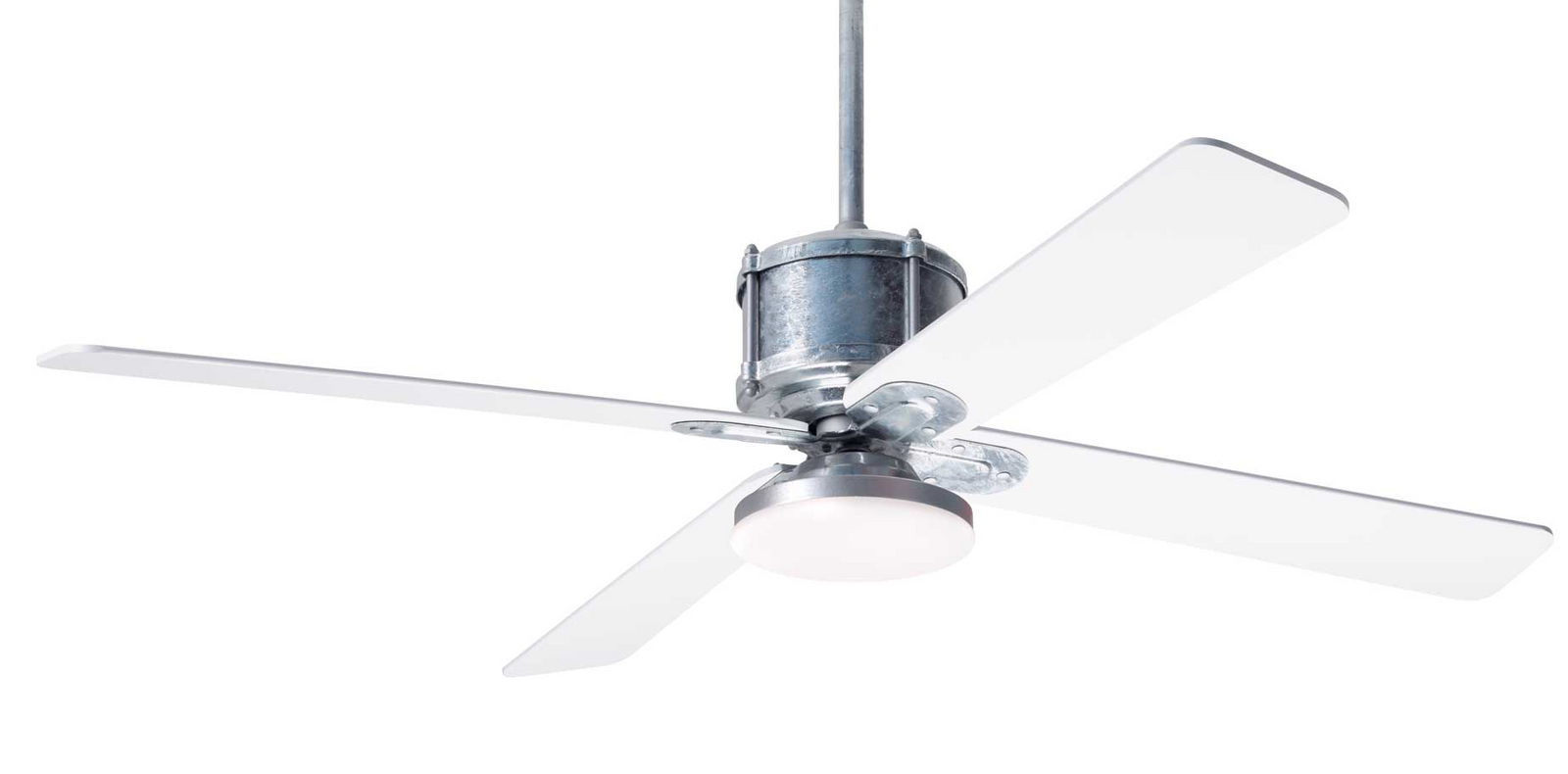 Industry DC Ceiling Fan Ceiling Fans Modern Fan Co Galvanized White Wall/Remote Control With 20w Led