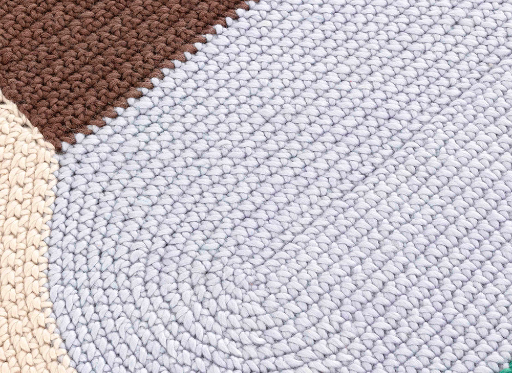 Crochet Trio Rug - Mix Rug Gan