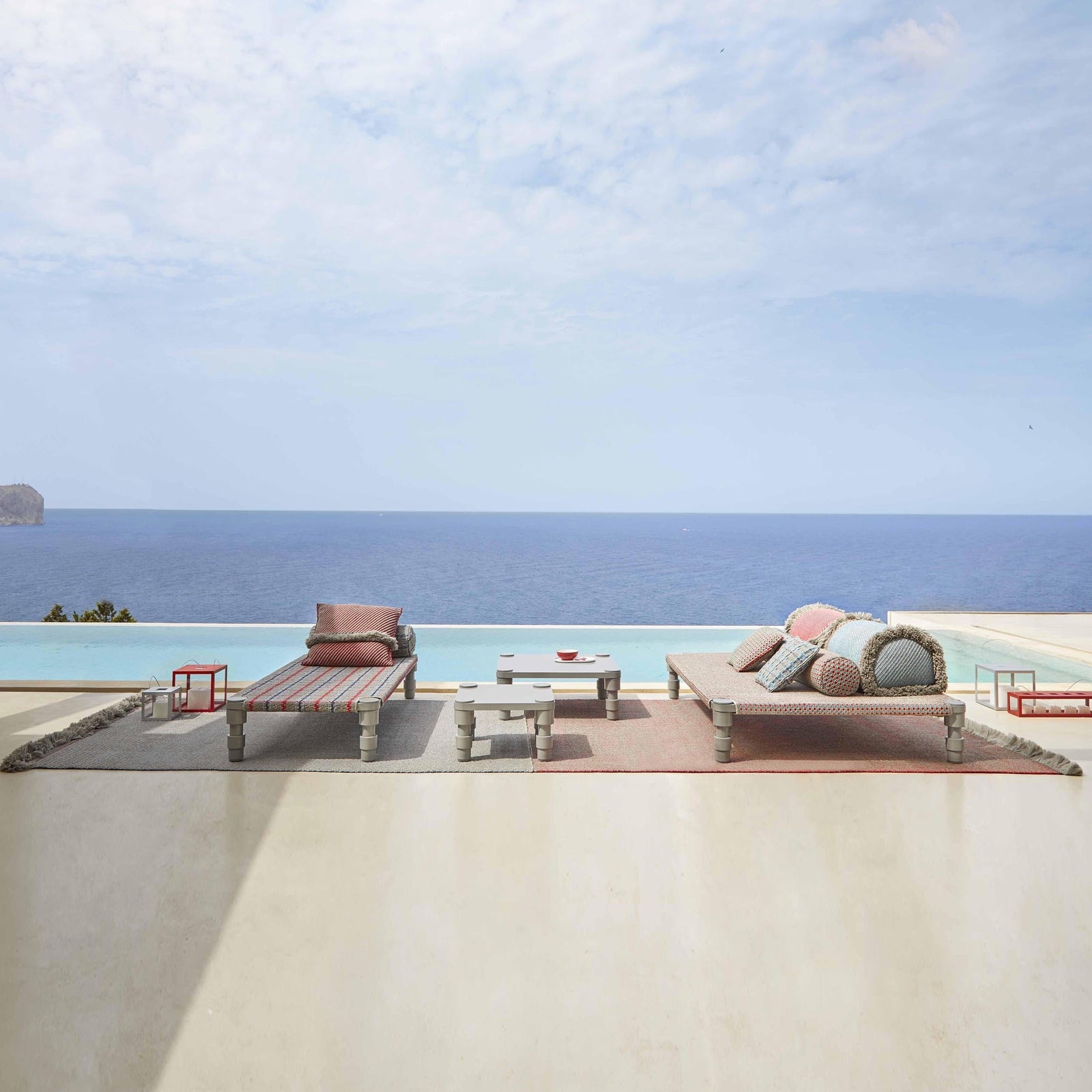 Garden Layers Outdoor Rug Terracotta Rug Gan