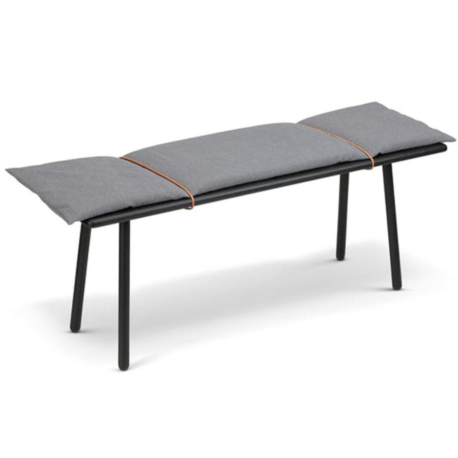 Georg Bench Benches Skagerak by Fritz Hansen Black With Light Grey