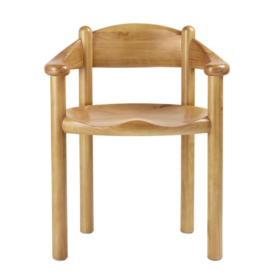 Daumiller Dining Armchair Dining Chair Gubi Golden Pine