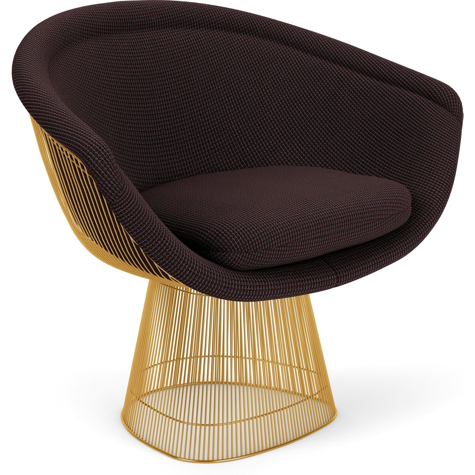 Platner Lounge Chair - Gold lounge chair Knoll