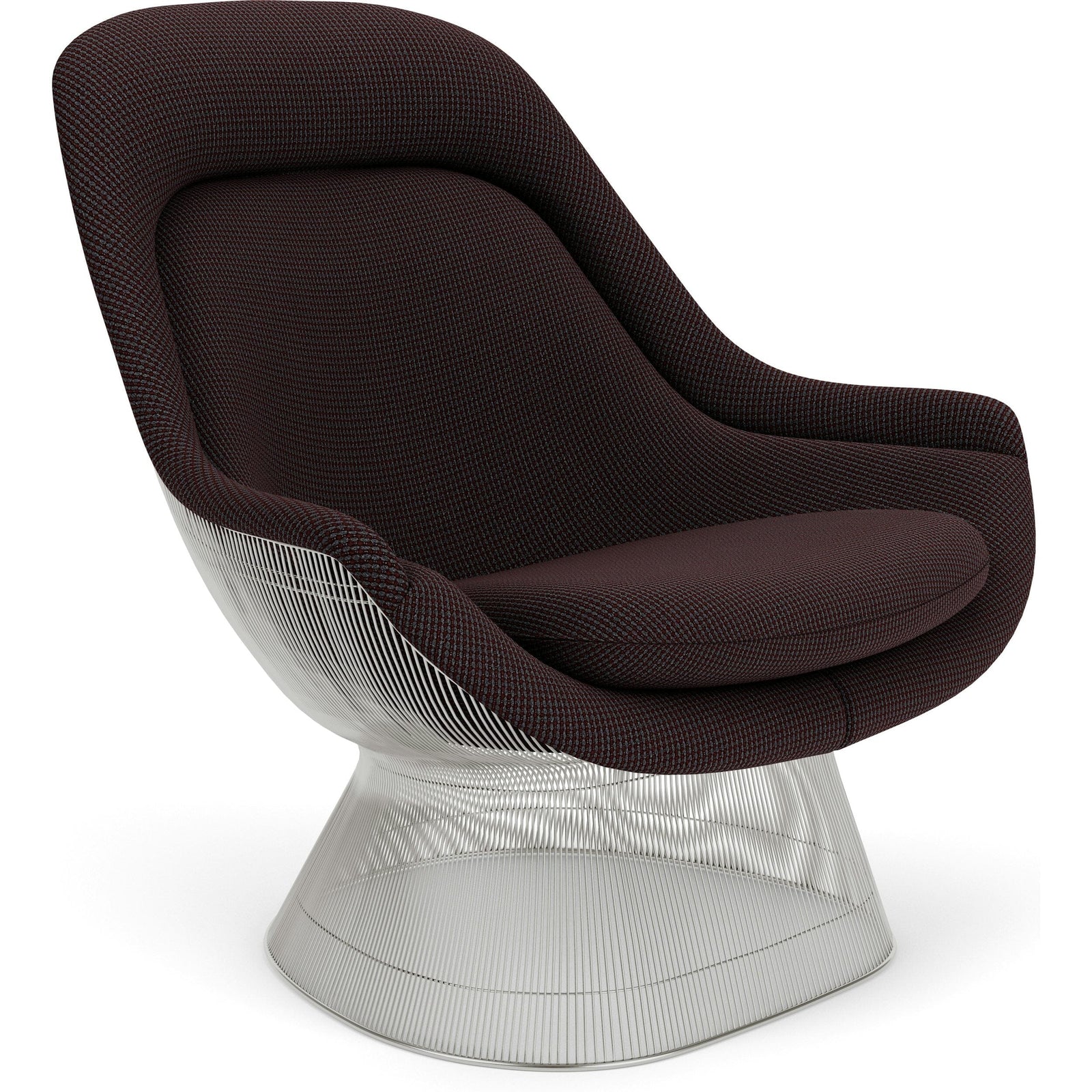Platner Polished Nickel Easy Chair lounge chair Knoll