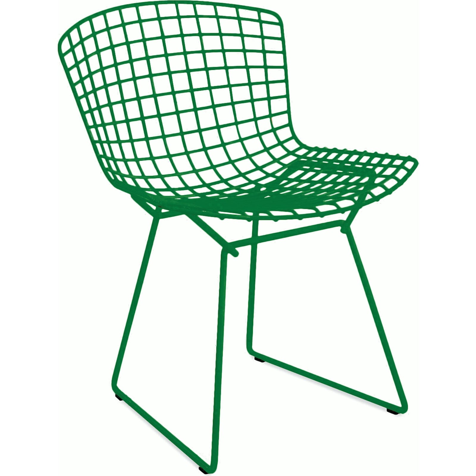 Bertoia Side Chair - Unupholstered Side/Dining Knoll Green