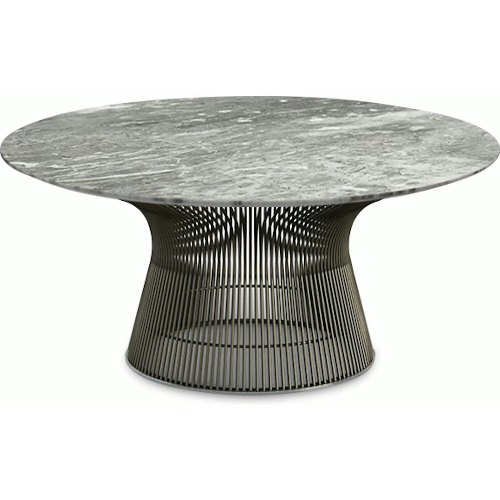 Platner Bronze 36" Coffee Table Coffee Tables Knoll