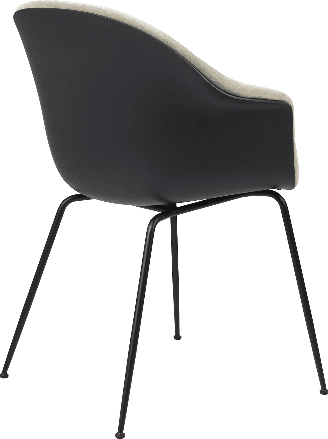 Bat Conic Base Dining Chair - Front Upholstered Chairs Gubi