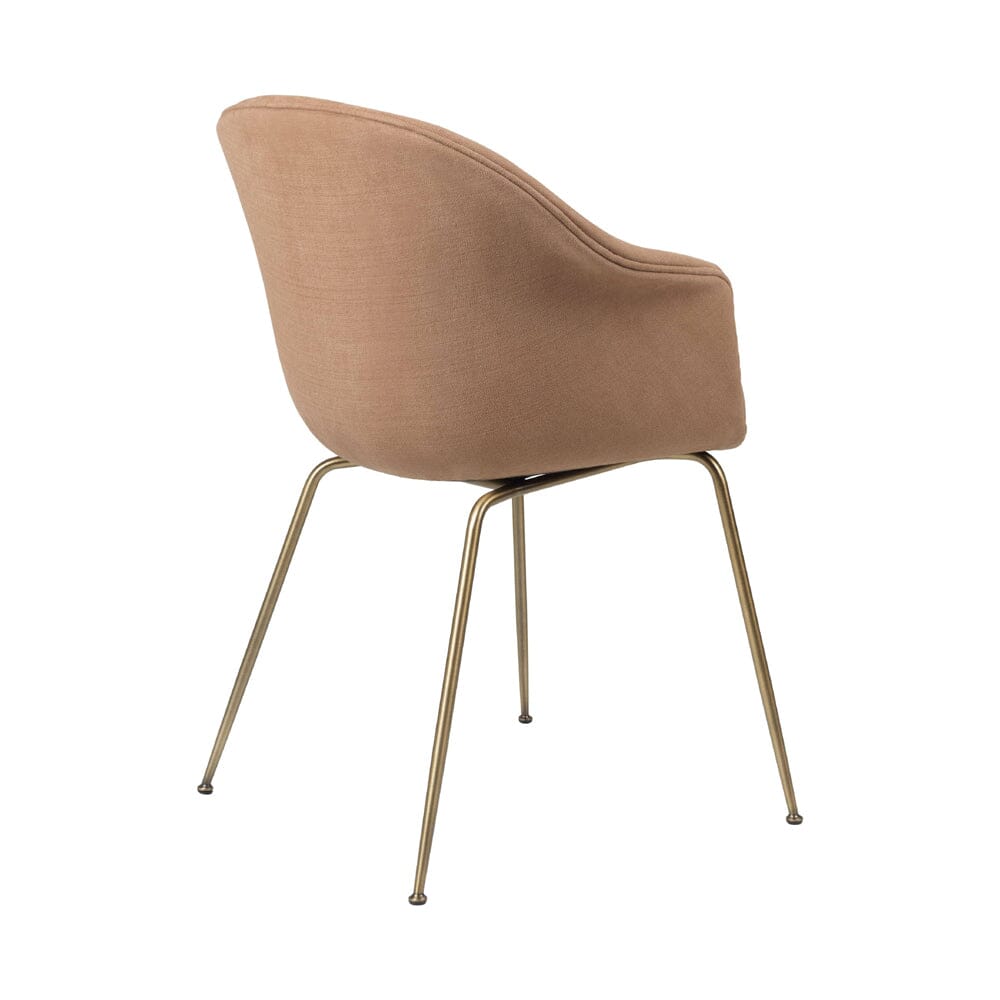 Bat Dining Chair Fully Upholstered With Conic Base Chairs Gubi